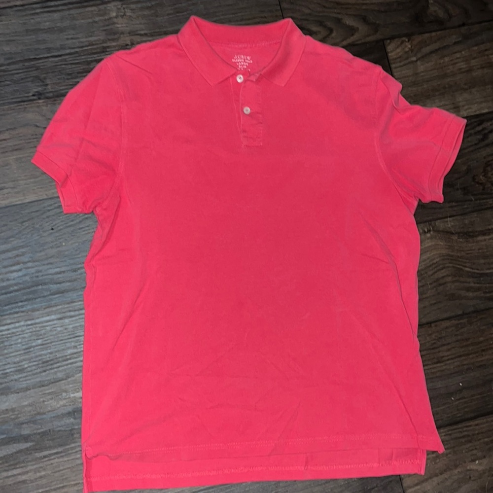 Men’s Classic Pique Polo by J. Crew - Large - red